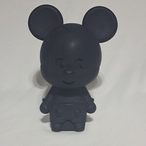 Disney Parks MXYZ Black Mickey‎ Mouse Soft Rubber Zipper Pencil Case